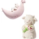 MINISO Серія Yangmimia - Тепла біла плюшева іграшка у формі ягняти, дитяча м'яка тваринка, подушка, подарунок на день народження для дівчаток, місячний стиль - зображення 3