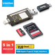 Кардридер LinkStone USB/Type-C, SD/TF, двухфункциональный, OTG, USB-C, совместимый с цифровыми зеркальными фотокамерами, видеорегистраторами и картами памяти. - зображення 8
