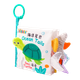 Игрушка-книжка Jollybaby из прочного материала, предназначенная для раннего развития, подходит для детей от 0 до 6 месяцев – морская тематика. - изображение 4