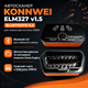 Автосканер KONNWEI ELM327 v1.5 Bluetooth 5.0 для диагностики OBD2 - изображение 1