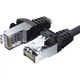 Патч-корд Choseal Cat 7 экранированный 10 Гбит/с 10 м Черный (QJ7101BK) - изображение 3
