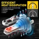 LED лампи Auxito H7 з Canbus, комплект з 2 шт для авто - зображення 5