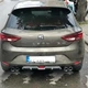 Накладка на задний бампер SEAT Leon Сеат Леон диффузор универсальный цвет черно серебристый - изображение 14