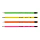 Набор карандашей графитовых Buromax Neon НВ с ластиком 100 шт. ассорти (BM.8520) - изображение 2