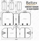 Накидки на сиденье beltex new york (перед+зад) ромб черные - изображение 9