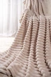 Плед покрывало шарпей евро Home Textiles Pudra-Beige 200х230 см тепый мягкий фисовый пудрово-бежевый - изображение 3