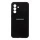 Чохол Liquid Silicone з мікрофіброю для Samsung Galaxy A57 5G захист камери чорний 18.Black - зображення 1