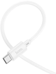 Кабель USB Hoco X122 Silicone Type-C 3A білий із захистом від сплутування та нікельованими контактами White. - зображення 4