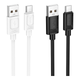 Кабель USB Hoco X122 Silicone Type-C 3A білий із захистом від сплутування та нікельованими контактами White. - зображення 6