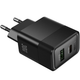 Мережевий зарядний пристрій Hoco CS112A 30W швидке заряджання QC PD 2 USB Type-C чорний - зображення 5
