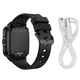 Дитячий смарт-годинник Hoco Y104 4G GPS з камерою й GPS для активних дітей із силіконовим ремінцем синій - зображення 4