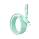 Кабель USB YOKI STYLE YK-ST41 Type-C to Type-C 60W 1.2m с защитой от изломов и быстрым зарядом черный - изображение 2