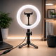 Лампа Fill Light 20cm кольцевая с USB пультом управления для смартфонов и камер черная - изображение 6