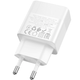 Сетевое зарядное устройство Hoco CS113A USB-C PD3.2 60W с быстрой зарядкой LED подсветка белый - изображение 2