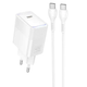 Сетевое зарядное устройство Hoco CS113A USB-C PD3.2 60W с быстрой зарядкой LED подсветка белый - изображение 6
