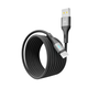 Кабель USB YOKI CYBER YK-CY23 Type-C 3A 1.2m прочный с текстурированной оплеткой черный - изображение 2