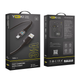 Кабель USB YOKI CYBER YK-CY23 Type-C 3A 1.2m прочный с текстурированной оплеткой черный - изображение 6