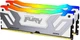 Пам'ять для настільних комп'ютерів Kingston FURY 48 GB (2x24GB) CUDIMM DDR5 8400 MHz Renegade Silver/White RGB (KF584CU40RWAK2-48) - зображення 4