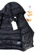 Демісезонна куртка ZARA 92 см чорний артикул Л1387 - изображение 4