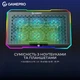 Тримач для ноутбука GamePro CP660 з охолодженням 6 вентиляторів 70 мм 2400 об/хв 2xUSB RGB Чорний (CP660) - зображення 10