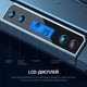 Тримач для ноутбука GamePro CP1450 з 5 вентиляторами RGB-підсвічуванням і LCD-дисплеєм Чорний (CP1450) - зображення 9