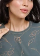 Пижама женская хлопковая Peach Effect с манжетами Наталюкс 2XL оливковый (5726491876461) - изображение 9