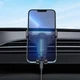 Автотримач для смартфона Borofone гравітаційний на дефлектор Чорний (BH74) - зображення 5