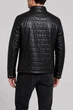 Куртка мужская однотонная экокожа черный 214R506 L - изображение 4