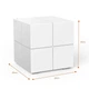 Mesh Wi-Fi система Tenda Nova MW6 AC1200 2xGbE LAN PoE Белая (2 шт.) (102256002) - изображение 3