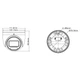 IP-відеокамера 4Mp TVT TD-9545C4-A(PE/AW3) White Full Color f=2.8mm з мікрофоном (77-00487) - зображення 2