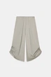 Штани кюлоти з регульованим низом Zara 5427/426 XS Сірі (05427426826XS) - зображення 7