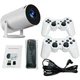 Проєктор H96 MAX F100 LED LCD HD 110AL 16:9 2G/16G Android 12.0 HDMI WiFi BT джойстик 2 шт білий - зображення 2