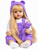 Реалистичная кукла Реборн 55 см полностью виниловая Doll Reborn Baby Born К0100317 - изображение 1