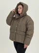 Стеганая куртка-пуховик зима капучино 7069/42 - изображение 4