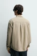Сорочка Zara струмуюча варена бежевий 6887/301/514 L - изображение 2
