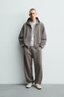 Штани джогери Zara Baloon Fit сірий 3443/425/811 L - изображение 1