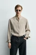 Сорочка Zara струмуюча бежевий 1038/101/806 S - зображення 1