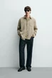 Сорочка Zara струмуюча варена бежевий 6887/301/514 L - изображение 9