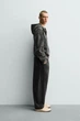 Штани джогери Zara Baloon Fit темний сірий 3443/425/898 L - зображення 4