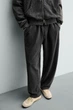 Штани джогери Zara Baloon Fit темний сірий 3443/425/898 L - зображення 5