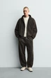 Штани джогери Zara Baloon Fit темний сірий 3443/425/716 L - изображение 1