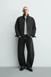 Джинси Zara Relaxed Barrel Fit чорний 0840/590/822 32 - зображення 2