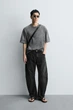 Джинси Zara Relaxed Barrel Fit чорний 0840/596/822 32 - зображення 1
