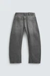 Джинси Zara Relaxed Barrel Fit сірий 0840/590/802 34 - зображення 9