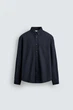Сорочка Zara м'яка бавовняна темний синій 0975/477/401 L - зображення 5