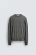 Светр Zara зі змішаної вовни сірий 2893/411/803 M - зображення 6