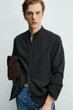 Сорочка Zara струмуюча чорний 1038/101/800 S - зображення 4