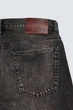 Джинси ZARA Straight Fit вугільний чорний 4048/445/822 32 - изображение 11