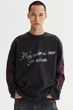 Лонгслів H&M Loose Fit чорний 1329549001 L - зображення 1