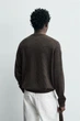 Светр Zara зі 100% вовни коричневий 6674/405/719 M - зображення 2